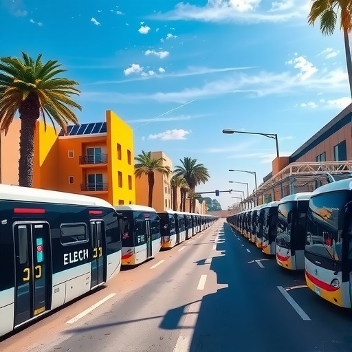 塞内加尔投运121辆纯电动公交车，全靠本土太阳能供电