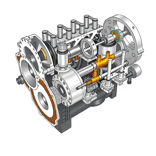 超大超清晰发动机结构图，发动机透视图(组图)
