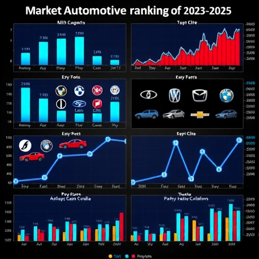 六张图看懂2023-2025年全球车企市值排位变动