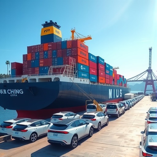 阿根廷首次迎来大批中国电动车入境