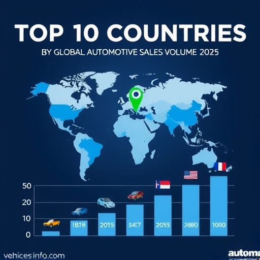 一图读懂2025全球汽车销量TOP10国家