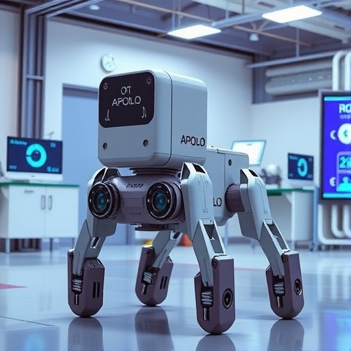 镜识科技正式发布四足机器人“阿波罗”