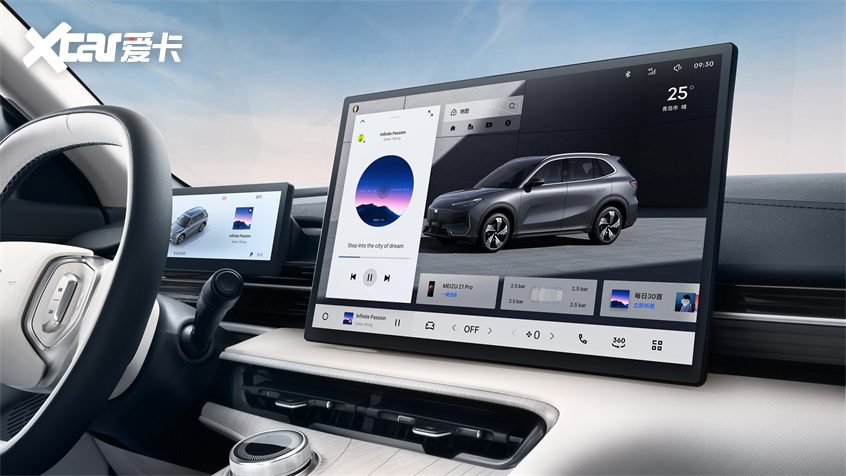 吉利银河E5 Flyme Auto智能座舱