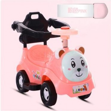 新款儿童学步车四轮滑行车卡通车灯光音乐滑