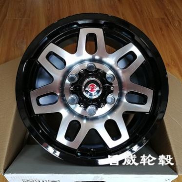 适用帕杰罗帕拉丁哈弗H5 中兴大领主汽车铝合金越野轮毂改装16寸