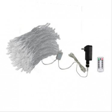 厂家LED窗帘灯6*3米600灯低压冰条灯带遥控圣诞节日装饰彩灯