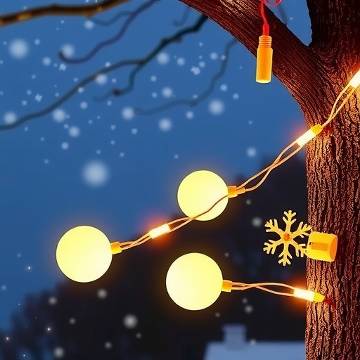 LED彩灯 户外防水太阳能灯串 雪花毛毛球挂件灯 婚庆圣诞节日装饰