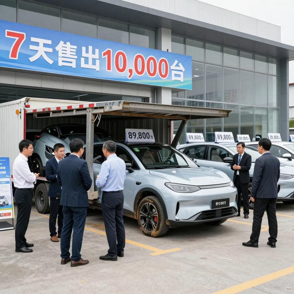 零跑B01上市7天下线10000台 售价8.98万元起