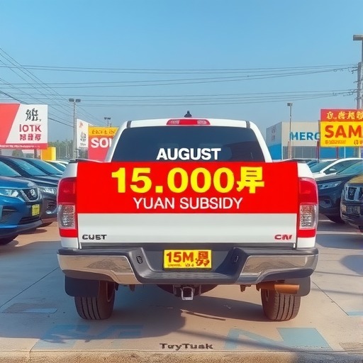 8月皮卡优惠合集，光置换补贴就1万5？