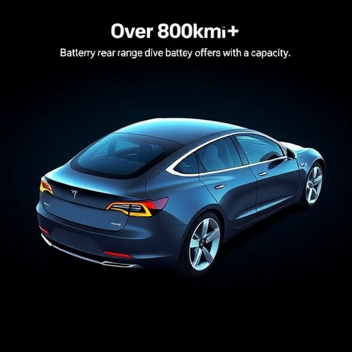 特斯拉Model 3后驱长续航版申报图 续航超800km