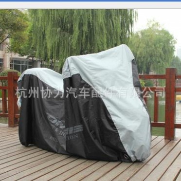 金爵士双层印花防雨防水摩托车车衣罩 阻燃牛津布防盗电动车罩