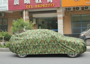 越野车迷彩车衣 SUV防雨车衣 厂家防雨雪防冻牛津布车衣