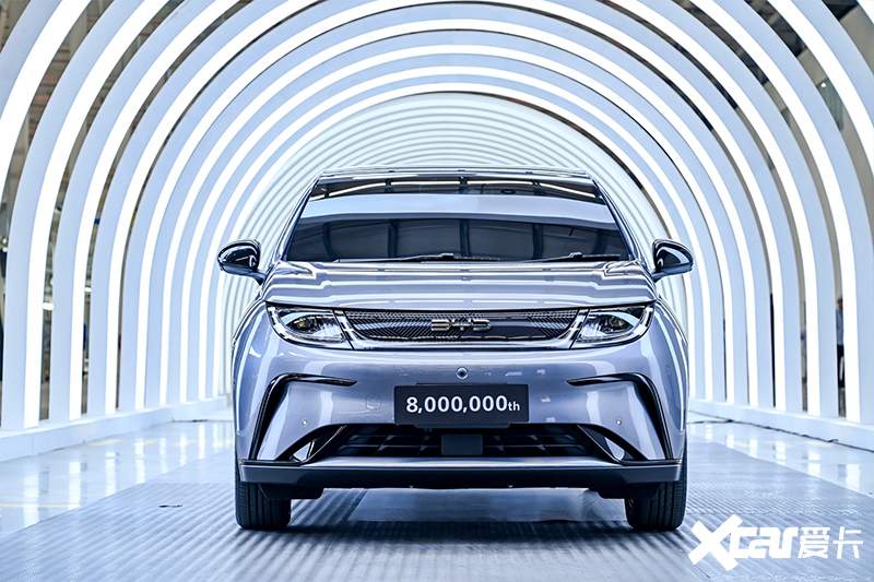 比亚迪第800万辆新能源车下线半年出口翻1.7倍-图1