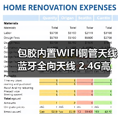 包胶内置WIFI铜管天线 蓝牙全向天线 2.4G高增益天线1.13线ipex（图3）