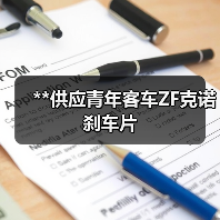 **供应青年客车ZF克诺刹车片（图2）