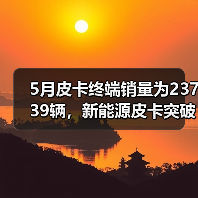 5月皮卡终端销量为23739辆,新能源皮卡突破千台大关(图2) 5月皮卡终端销量为23739辆,新能源皮卡突破千台大关(图2)