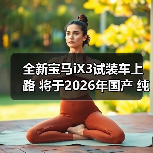 全新宝马iX3试装车上路 将于2026年国产 纯电续（图3）