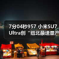 7分04秒957 小米SU7 Ultra创“纽北最速量产电动（图4）