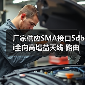 厂家供应SMA接口5dbi全向高增益天线 路由器无线网卡2.4Gwifi天线（图1）