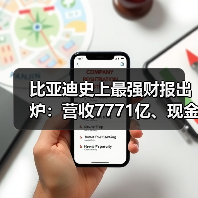 比亚迪史上最强财报出炉:营收7771亿、现金储备1549亿(图1) 比亚迪史上最强财报出炉:营收7771亿、现金储备1549亿(图1)