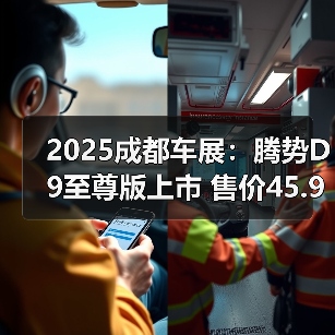 2025成都车展：腾势D9至尊版上市 售价45.98万元（图3）