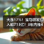 大涨17%！宝马研发投入超713亿！3年内推40款新车（图3）