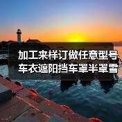 加工来样订做任意型号车衣遮阳挡车罩半罩雪挡遮阳挡防晒防霜防尘（图1）