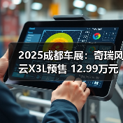 2025成都车展：奇瑞风云X3L预售 12.99万元起（图2）