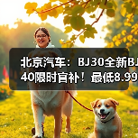 北京汽车：BJ30全新BJ40限时官补！最低8.99万（图2）