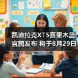 凯迪拉克XT5赛里木蓝官图发布 将于8月29日上市（图3）