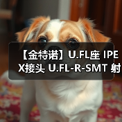 【金特诺】U.FL座 IPEX接头 U.FL-R-SMT 射频同轴连接器天线座（图1）