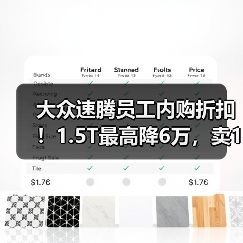大众速腾员工内购折扣！1.5T最高降6万，卖10万出头（图2）