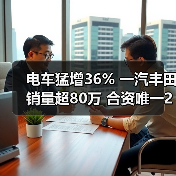 电车猛增36% 一汽丰田销量超80万 合资唯一2年正增长（图3）