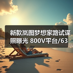 新款岚图梦想家路试谍照曝光 800V平台/63度5C电（图1）