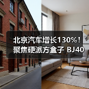 北京汽车增长130%！聚焦硬派方盒子 BJ40增程年后上市（图1）