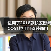 适用于2018款长安欧尚COS1拉手门碗装饰门把手改装**保护亮片贴（图2）