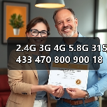 2.4G 3G 4G 5.8G 315 433 470 800 900 1800MHZ玻璃钢天线N型接口（图1）
