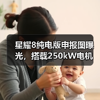 星耀8纯电版申报图曝光，搭载250kW电机（图1）