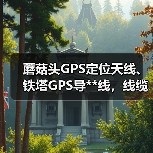 蘑菇头GPS定位天线、铁塔GPS导**线，线缆及接头均可定制（图4）