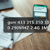 gsm 433 315 310 300 290MHZ 2.4G 3M粘贴试天线 内置PCB 铜圈（图1）