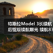 特斯拉Model 3长续航后驱版续航曝光 续航830km（图3）