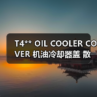 T4** OIL COOLER COVER 机油冷却器盖 散热器盖（图3）