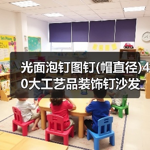 光面泡钉图钉(帽直径)40大工艺品装饰钉沙发钉门钉大头钉按钉鼓钉（图1）