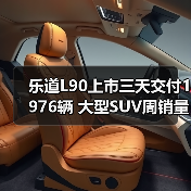 乐道L90上市三天交付1976辆 大型SUV周销量榜第（图2）