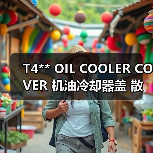 T4** OIL COOLER COVER 机油冷却器盖 散热器盖（图2）