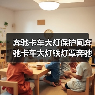 奔驰卡车大灯保护网奔驰卡车大灯铁灯罩奔驰卡车配件（图2）