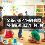 全新小鹏P7内饰官图 风格更运动豪华 将8月6日发（图1）