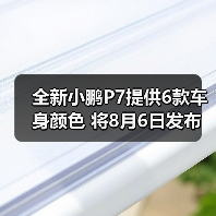全新小鹏P7提供6款车身颜色 将8月6日发布（图4）