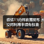 极狐T1内饰官图发布 大空间利用率或有惊喜（图1）