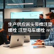 生产供应圆头带榫注塑螺栓 注塑马车螺栓 m10注塑螺栓（图4）